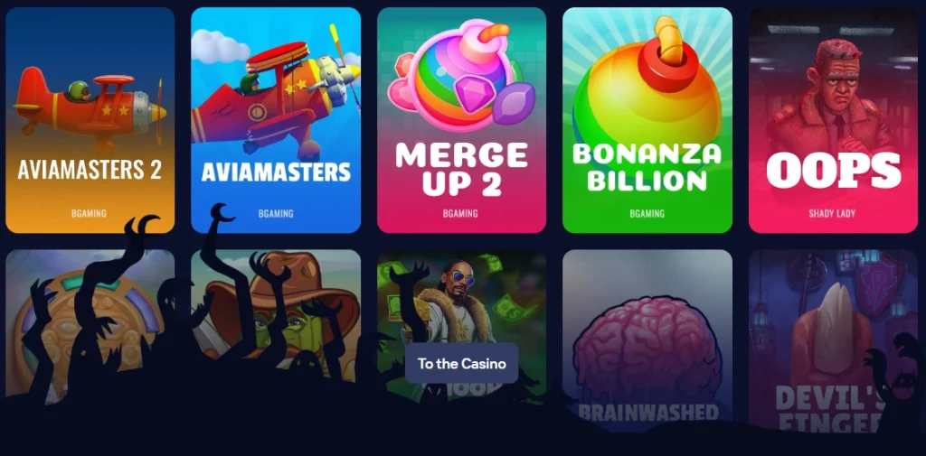 Vavada affiliate landing előnézet
